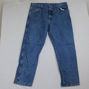 Wrangler Rugged Men Blue Jeans Work Denim Size 40